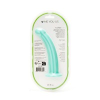 Dildo Me You Us 7″ Curved Silicone fialové