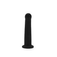 Me You Us 6″ Curved Silicone Dildo Black