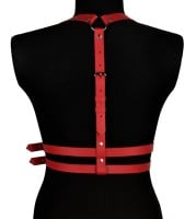 Karess Nastia Leather Women’s Harness Red