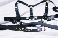 Karess Noemi Leather Women’s Harness Black