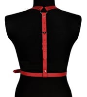 Karess Melisa Leather Women’s Harness Red