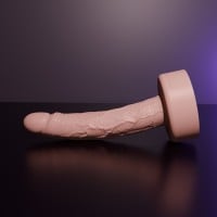 Erotixxx Toys Glizzy Dildo Pale Flesh 75% S