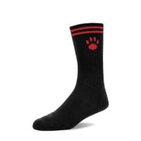 Prowler Red Crew Socks Black