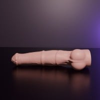 Dildo Erotixxx Toys Horse Warm Flesh 40% S