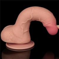 Realistické dildo so sťahovacou predkožkou Lovetoy 7.5″