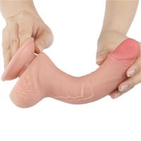 Realistické dildo so sťahovacou predkožkou Lovetoy 7.5″