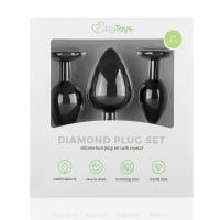 EasyToys Diamond Plug Set Black