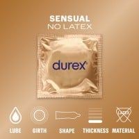 Kondómy Durex Sensual No Latex 10 ks