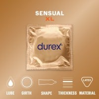 Kondómy Durex Sensual XL 10 ks