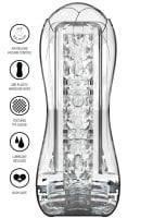 Masturbátor ToyJoy Hero Big Clear Blast Vacuum Stroker