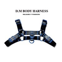 D.M Body Harness modrý