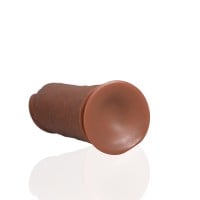 RealRock Extra Thick Dildo Without Balls 10″ Tan