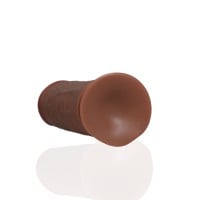 Realistické dildo RealRock Extra Thick Without Balls 9″ Tan