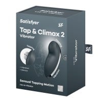 Satisfyer Tap & Climax 2 Lay-on Vibrator Blue