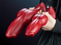 Dildo Weredog Dagger Crimson střední