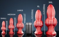 Dildo Weredog Dagger Crimson extra veľké