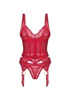 Obsessive Cupide Desir Corset and Thong Set