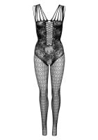 Bodystocking Daring Intimates Hex and Lace Net