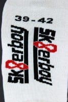 Sk8erboy Sneaker Socks White