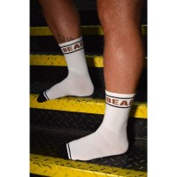 Prowler Red Bear Socks White