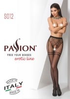 Passion S012 Stockings Black