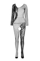 Passion BS107 Bodystocking Black