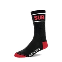 Prowler Red Sub Socks Black