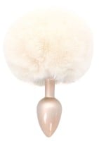 ToyJoy Happiness Enchanting Bunnytail Butt Plug Pink