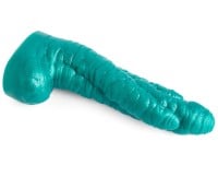 Erotixxx Toys Sea Monster Dildo Metallic Green 40% S