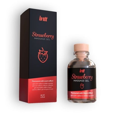 Masážní gel Intt Strawberry 30 ml