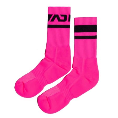 Addicted AD1217 Neon Socks Pink