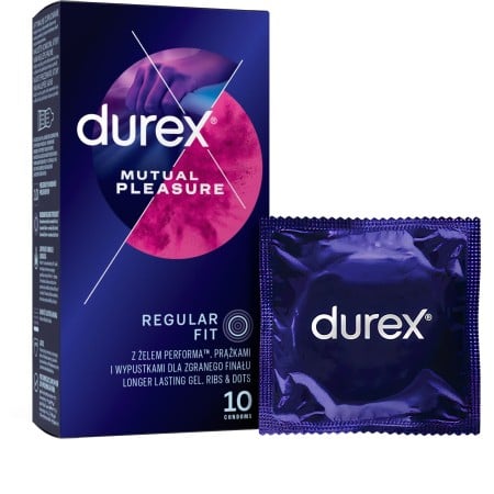 Kondómy Durex Mutual Pleasure 10 ks