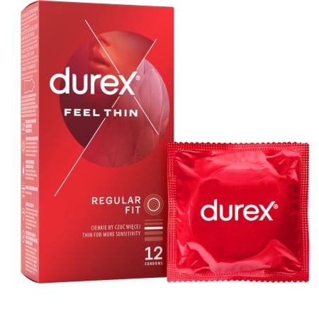 Durex Feel Thin Condoms 12 Pack