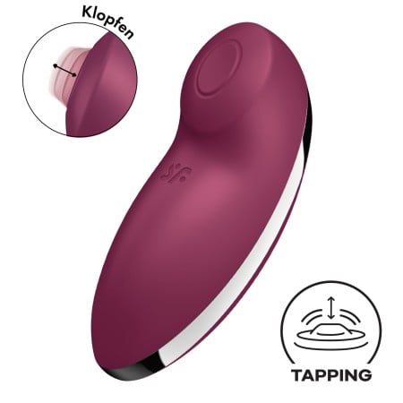 Satisfyer Tap & Climax 2 Lay-on Vibrator