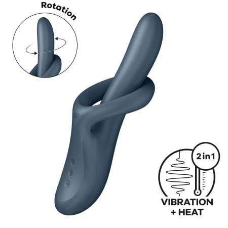 Rotačný vibrátor Satisfyer Heat Flex 4