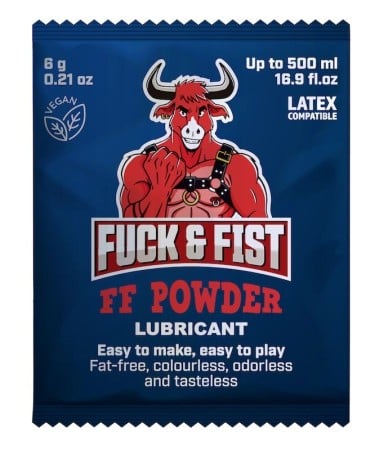 Lubrikační gel v prášku Fuck & Fist FF Powder 6 g