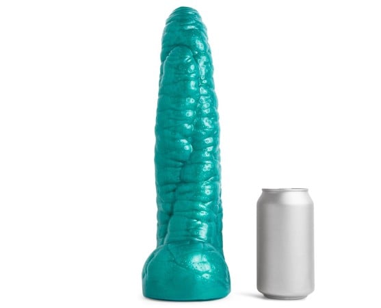 Dildo Erotixxx Toys Sea Monster Metallic Green 40% XL