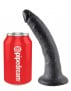 King Cock 7″ Black Realistic Dildo