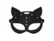 Karess Selina Leather Cat Mask Black