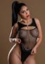 Daring Intimates High-Waist Bodysuit With Chain Detail