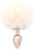 ToyJoy Happiness Enchanting Bunnytail Butt Plug White